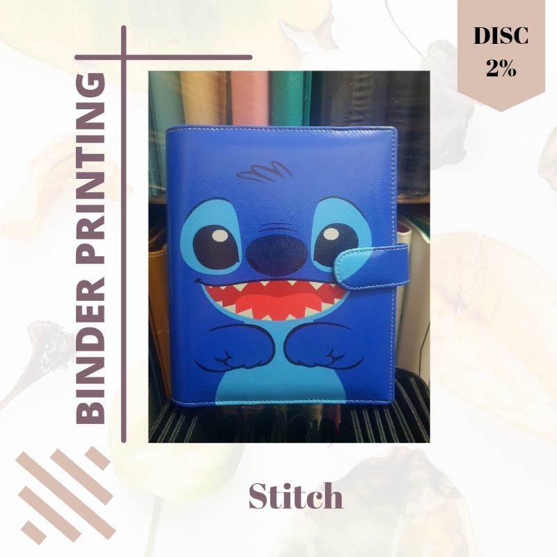 

Binder Printing motif stitch Kulit Sintesis A5 ( 20R )