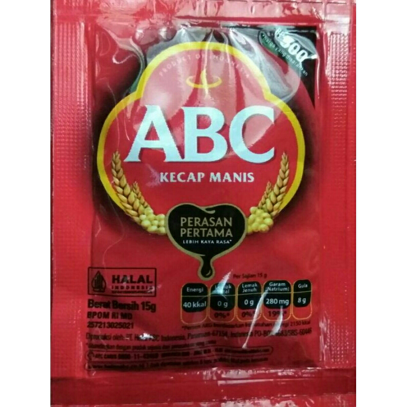 

Kecap ABC 5OO 1 renceng isi 24 pcs