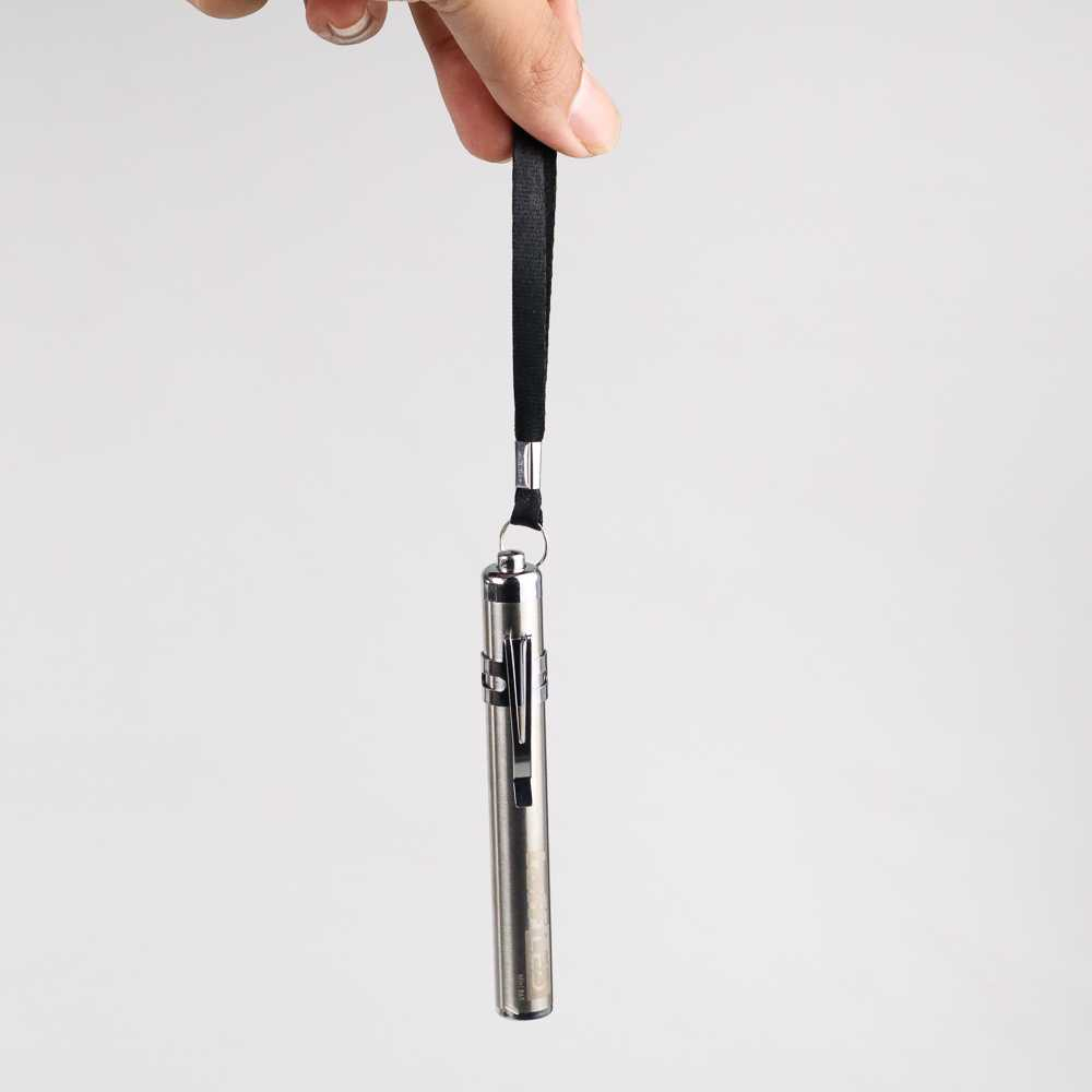 Senter LED Mini XML Cree Bahan Stainless Steel Siap Pakai