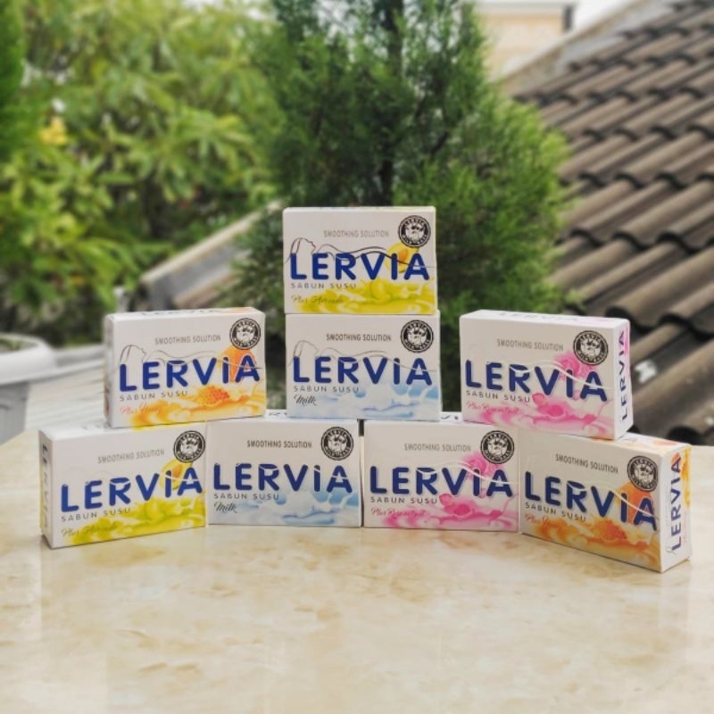 Sabun Mandi Lervia 90gr l Sabun Mandi l Sabun Batang Lervia  Susu All varian bukan skincare