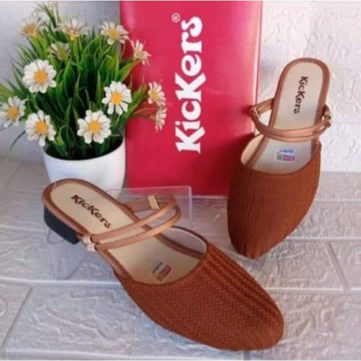 Tahan Lama Sandal Sepatu Selop Tali Wanita Import/Sandal Selop Rajut Wanita Terbaru/Sandal Selop