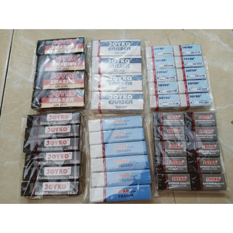 

[1pcs] Eraser / Penghapus Joyko Putih/ Penghapus Joyko Hitam