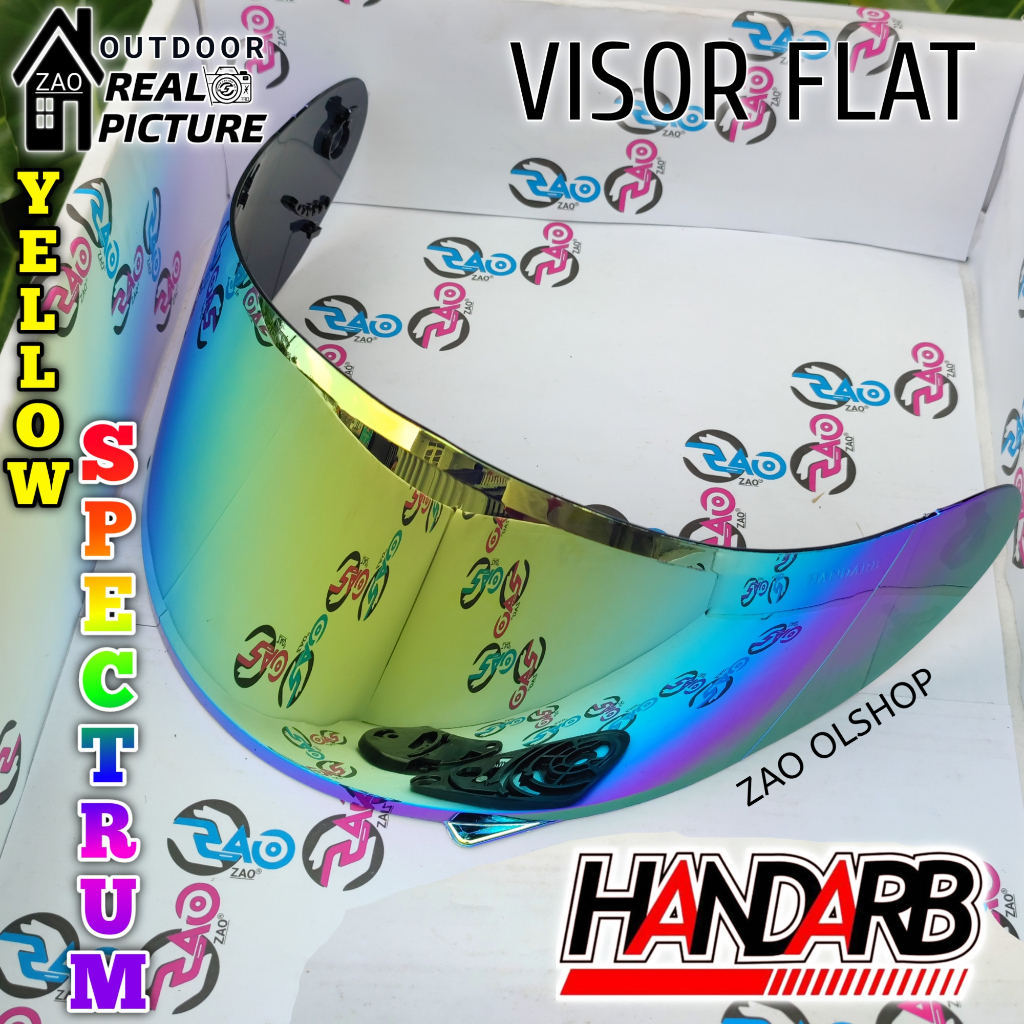 Kaca Helm Flat visor KYT V2R HANDARB terbaru
