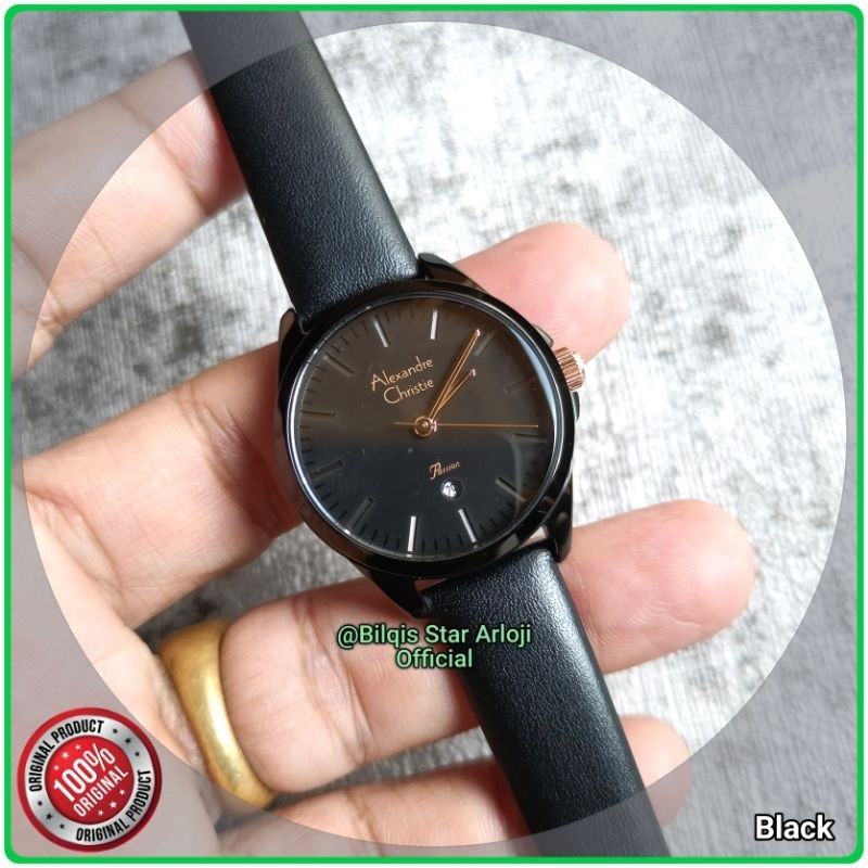 New Alexandre Christie Wanita Ac 2A18 Mini Tali Kulit Original