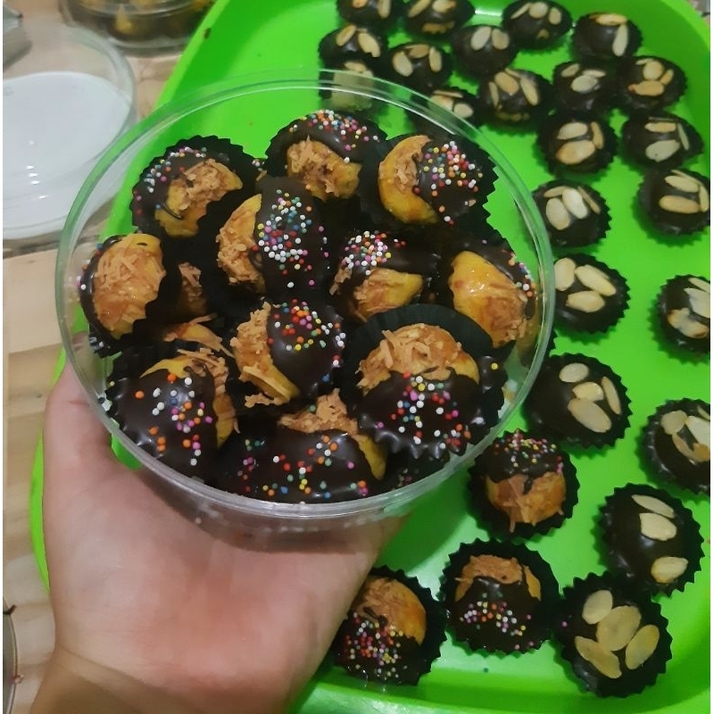 

Nastar keju coklat pelangi
