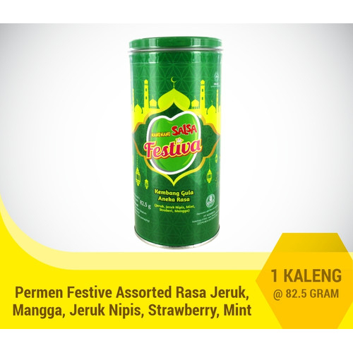 

Nano-Nano Salsa Festive Assorted Permen Aneka Rasa Kaleng 82.5 gram