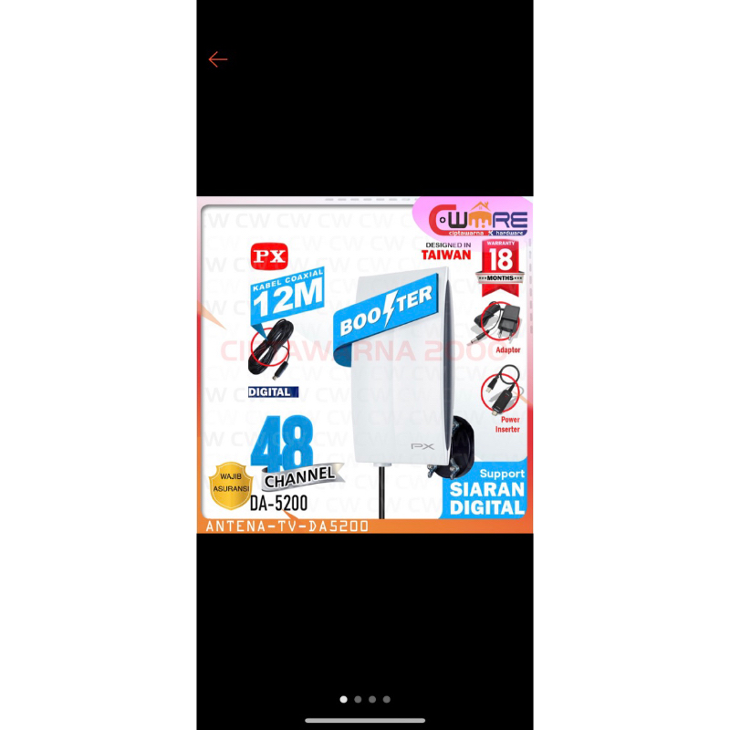 Antena TV Digital Analog PX DA-5200