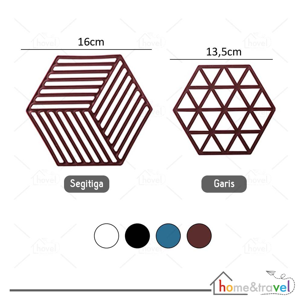 HOVELSHOP Alas Tatakan Piring Panci Gelas Anti Slip Silicone Premium
