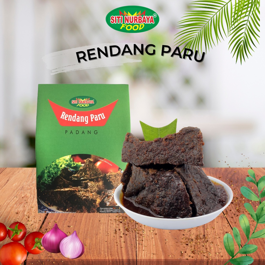 

Rendang Paru Basah Siti Nurbaya Food Berat 250 Gram