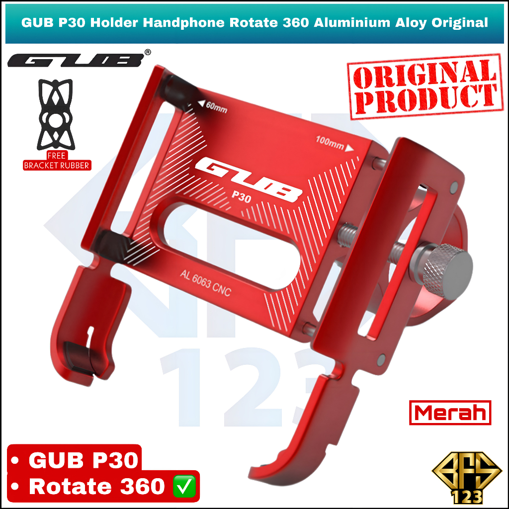 GUB P30 Holder Handphone + Bracket Spion GUB MT-40 Original