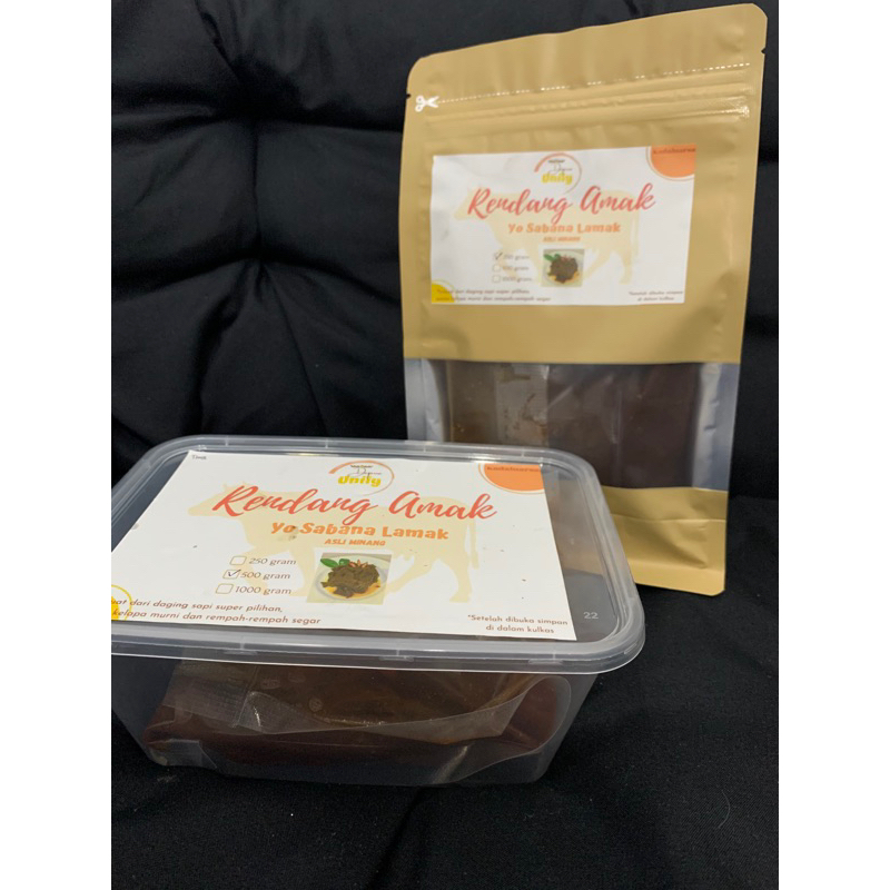 

Pre-Order Rendang Sapi Hitam size 250 gram