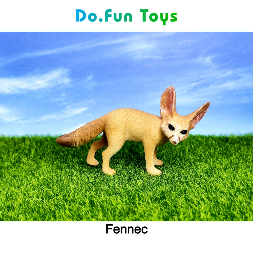 Animal Figurine | FENNEC FOX / Mainan Miniatur Binatang Rubah Fennec