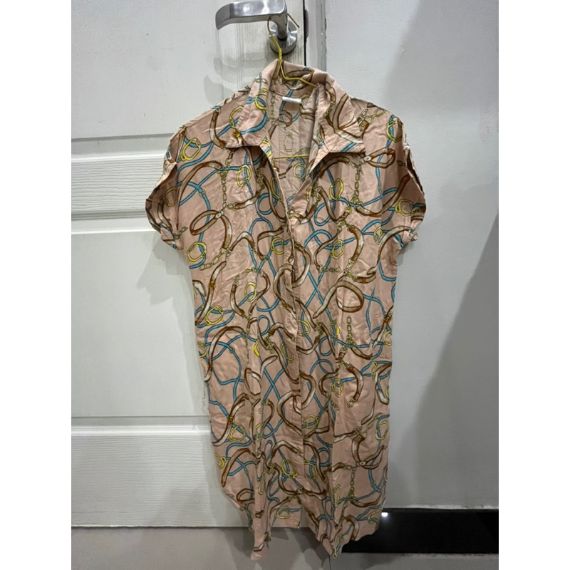 claire x cynthia tan piyama dress allsize bust up to 100