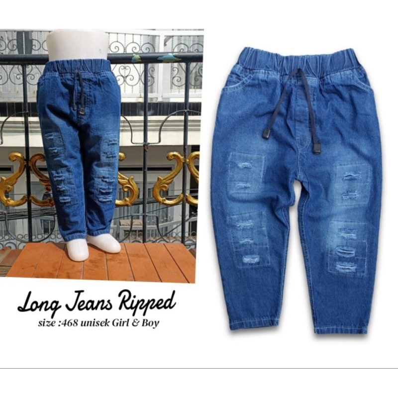 ❤JOYA BABYSTUFF❤JEANS RIPPED UNISEX–Jeans Anak