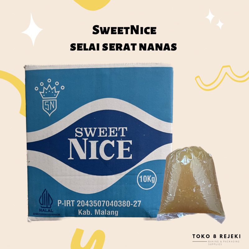 

Selai Serat Nanas SWEETNICE 250 gr