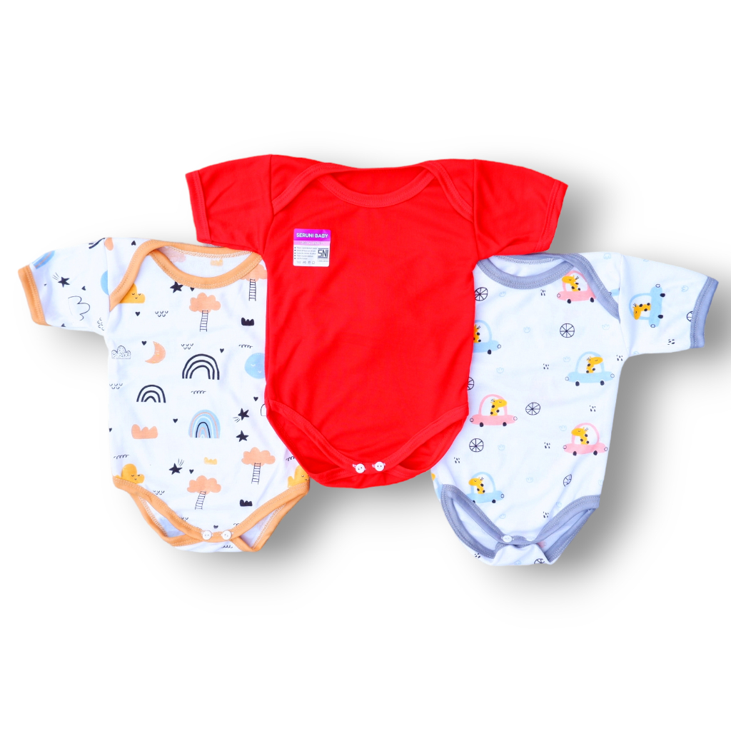 Isi 3 Jumper Bayi Pendek SNI