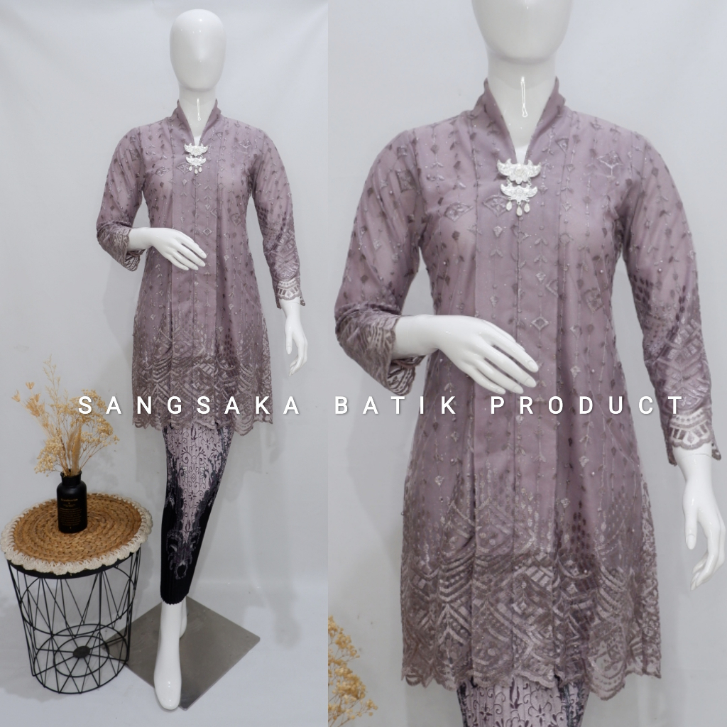 Kebaya Tunik / Tunik Brokat / Kebaya Modern / Kebaya tile / Kebaya Favorite / Batik Couple