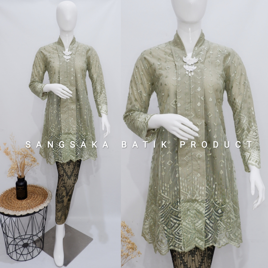 Kebaya Tunik / Tunik Brokat / Kebaya Modern / Kebaya tile / Kebaya Favorite / Batik Couple