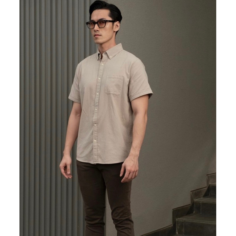 kemeja polos greenlight tangan pendek 20238448