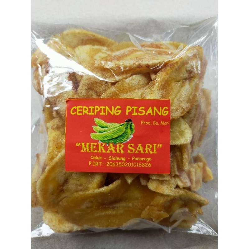 

Ceriping pisang keripik pisang manis MEKAR SARI asli Ponorogo