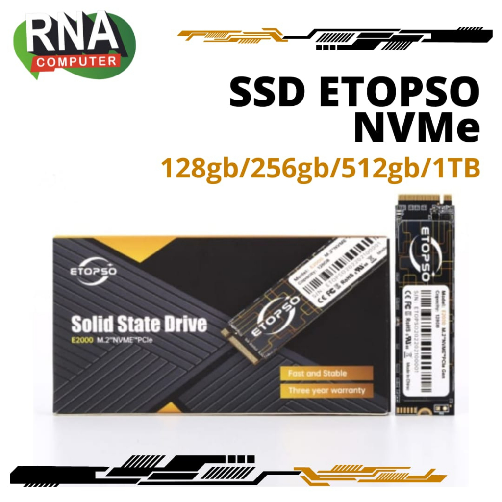 SSD M.2 NVME ETOPSO 128GB/256GB/512GB/1TB