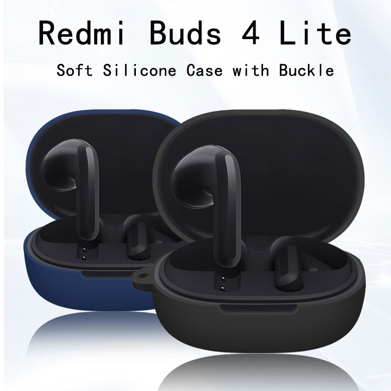 Soft Case Silikon TWS Redmi Buds 4 Redmi Buds 4 Pro Redmi Buds 4 Lite + Carabiner