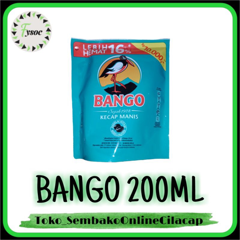 BANGO KECAP MANIS 200ML LEBIH HEMAT 16%