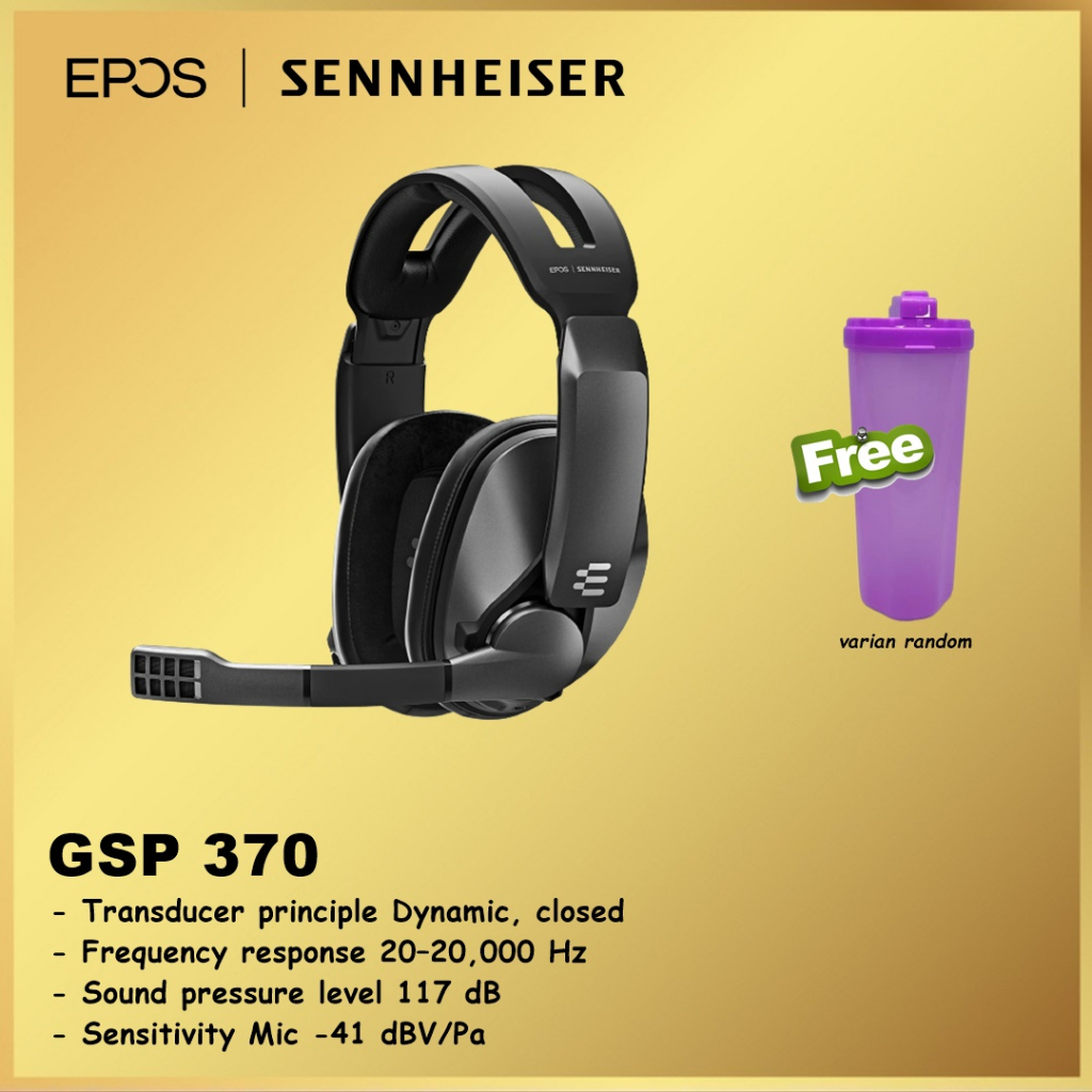 Epos Sennheiser GSP 370 Over-Ear Gaming Headset Headphone Epos GSP370