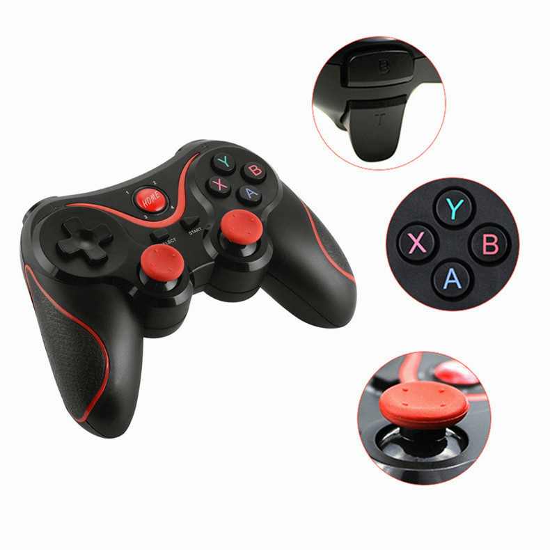 YUN Mall  X3 Gamepad Joystick Bluetooth Plus Holder HP - X3 Wireless Controller HOPL