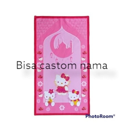 sajadah custom nama / sajadah karakter bisa custom / sajadah karakter doraemon custom nama / sajadah