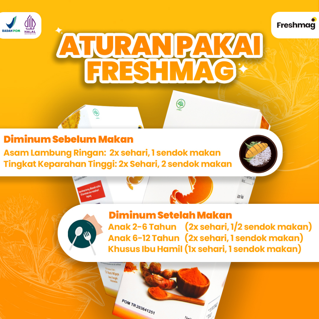 FRESHMAG ASLI ORIGINAL 100% Cara Alami Yang Paling Tepat Untuk Penyakit Maag Gerd Asam Lambung Kronis Cukup Konsumsi Freshmag