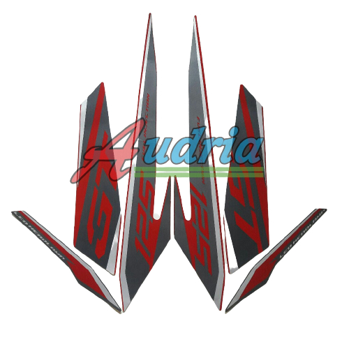 Striping Stiker Motor Yamaha Mio Soul GT 125 2016 Merah