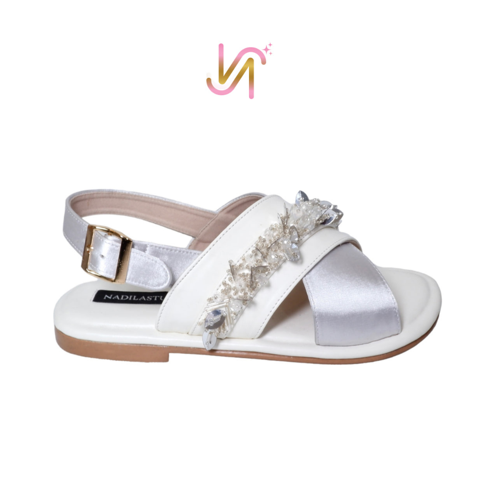 Nadilastuff Signature Raya collection Rayline Sandal Flat Wanita Premium