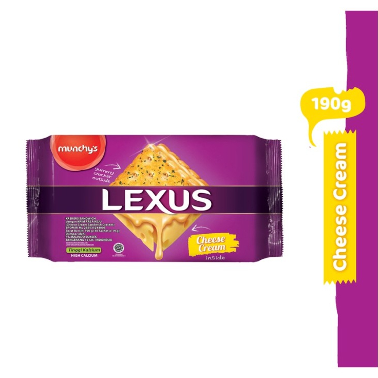 

PROMO GD2 TANGGAL 30 APRIL - 4 MAY [190 Gram] Munchy's Lexus Cheese Family Pack 190 gr