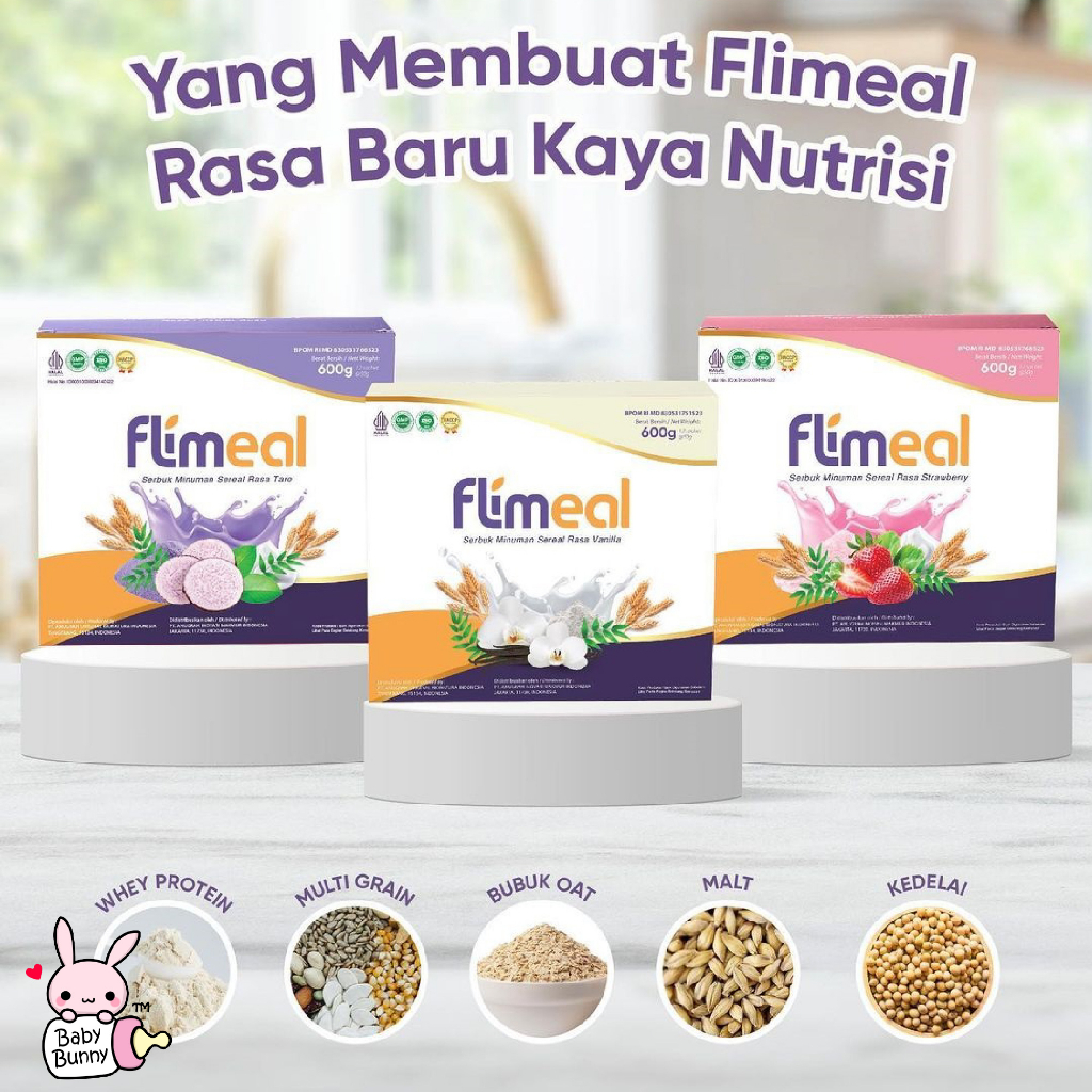 ❤ BELIA ❤ FLIMEAL Meal Replacement | minuman Pengganti Makanan Cokelat | Cokelat Susu 50g | BPOM