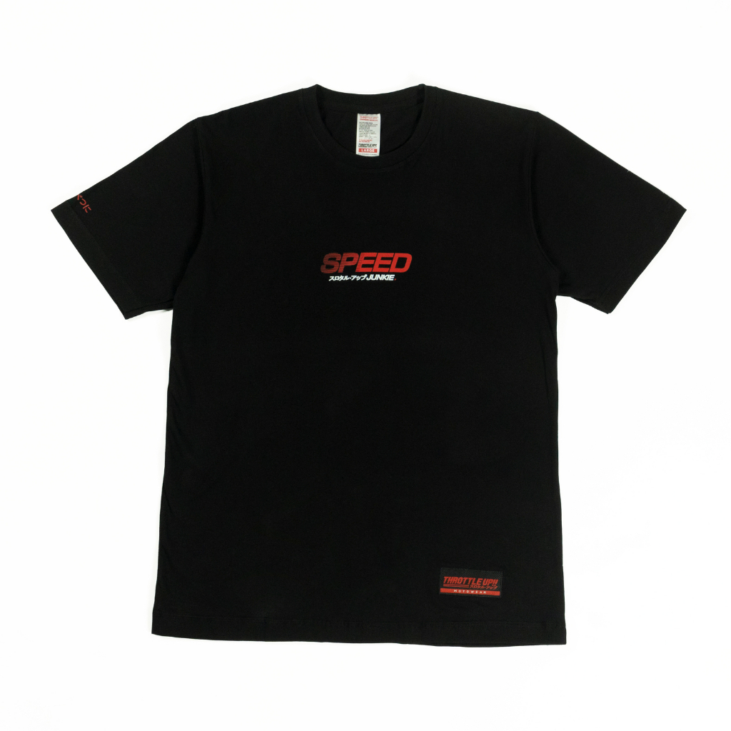 Kaos SPEED Cotton Combed Throttle Up Casual Simple Racing