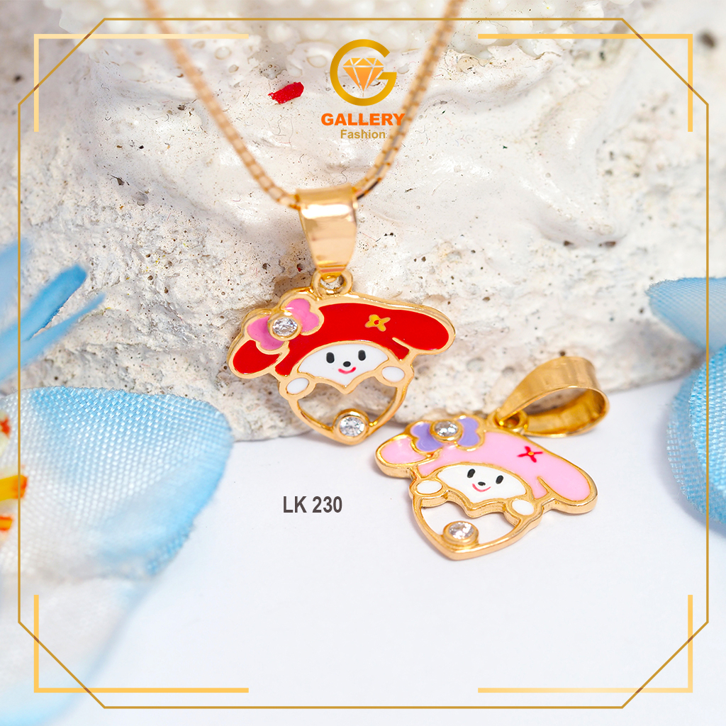 LIONTIN ANAK EMAS ASLI 6KARAT 300 DAN 8 KARAT 375 KODE LK 230 LIONTIN ANAK MODEL KELINCI BERTOPI