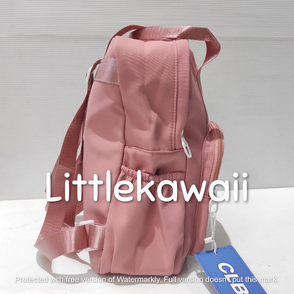 LK/Tas Ransel Laptop Backpack Parasut Tenteng Sekolah Fashion Korean Style Anak Remaja Dewasa Transparan CLBD Import