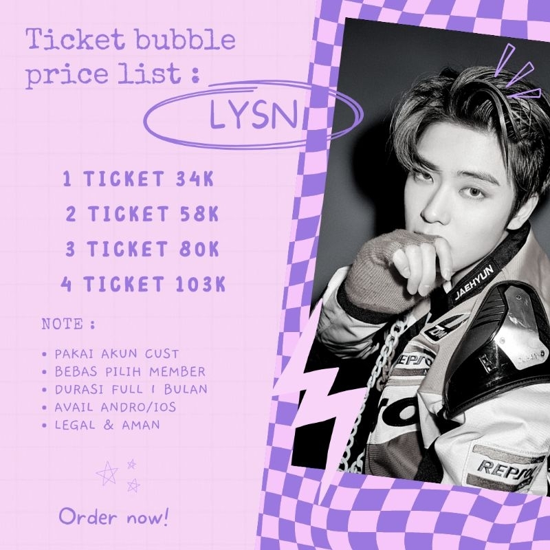 ticket bubble lysn (close)