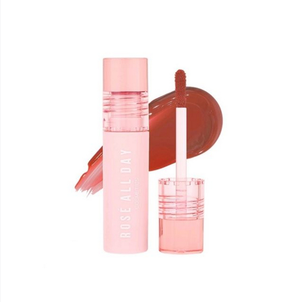 Rose All Day Plush Lip Tint Creme Brulee.