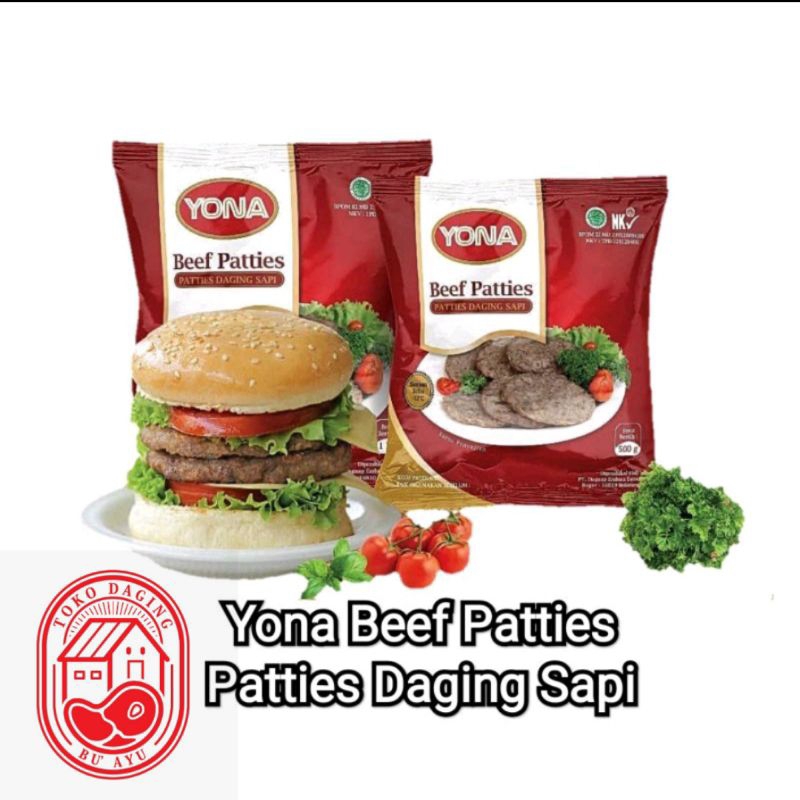 

Yona Beef Patties 500 gram ( Daging Sapi Burger)