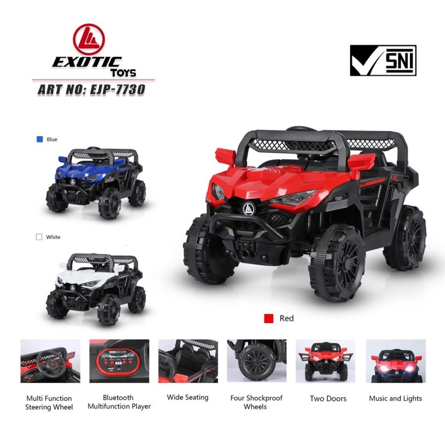 Mobil Aki Exotic EJP 7730 Ghost Mobil Mainan Anak mobil-mobilan anak mobil anak remote - onlineprata