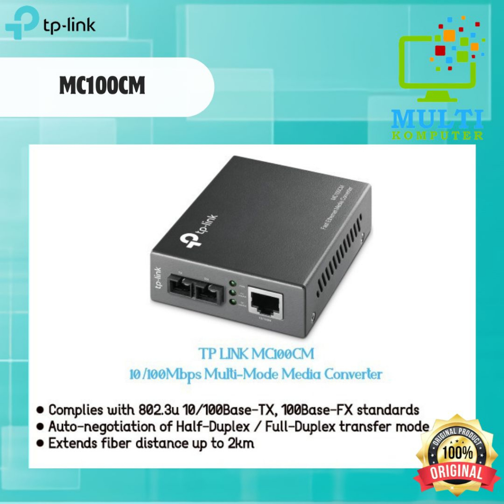 Converter FO Multi-Mode 10/100Mbps TPLINK TL-MC100CM