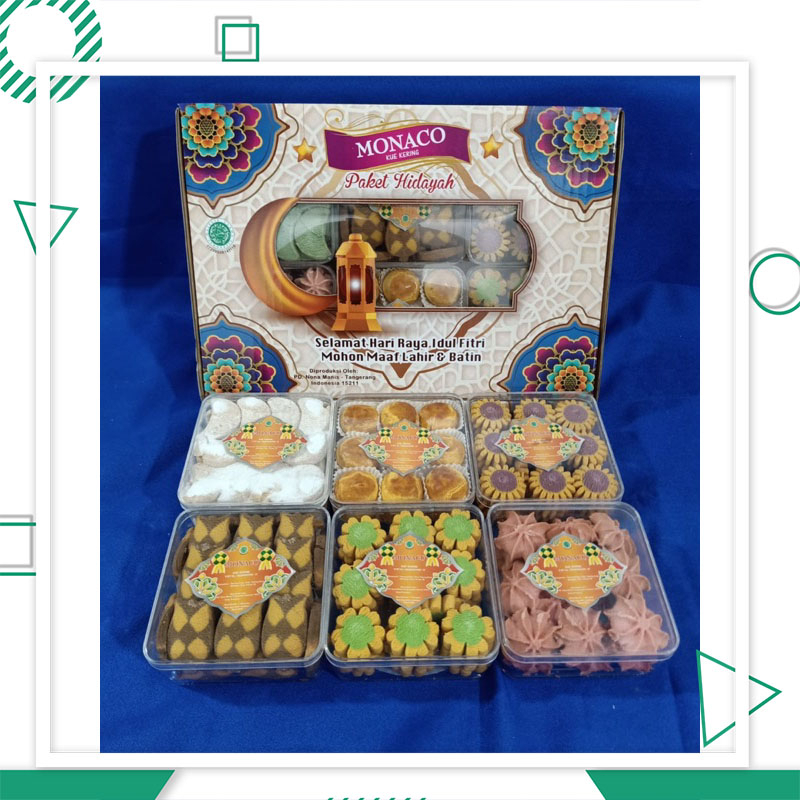 

READY PAKET KUE LEBARAN / PAKET HAMPERS KUE KERING MONACO