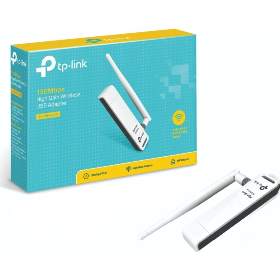 TP-LINK TL-WN722N 150Mbps High Gain Wireless USB Adapter  Wireless USB Adapter 150Mbps WiFi WI-FI RECEIVER