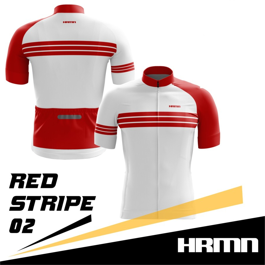 Jersey Road Bike / Jersey Roadbike - HRMN Redstripe 02