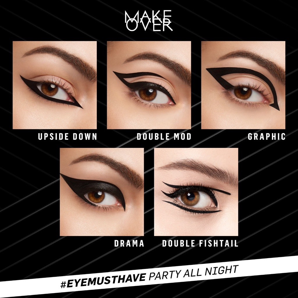 Eye Liner Super Stay By Make Over | Ready Stock