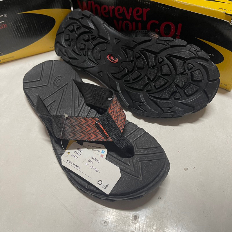 PROMO SANDAL PRIA KEKINIAN CONNEC VALDESS SQUAD PILATUS VEGAS 100% BARU