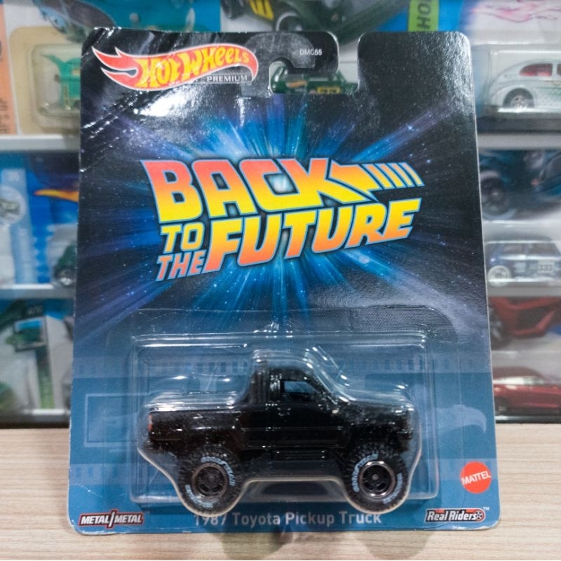 HOT WHEELS 1987 TOYOTA PICKUP TRUCK - BLISTER JELEK/NOT MINT - BACK TO THE FUTURE - PREMIUM