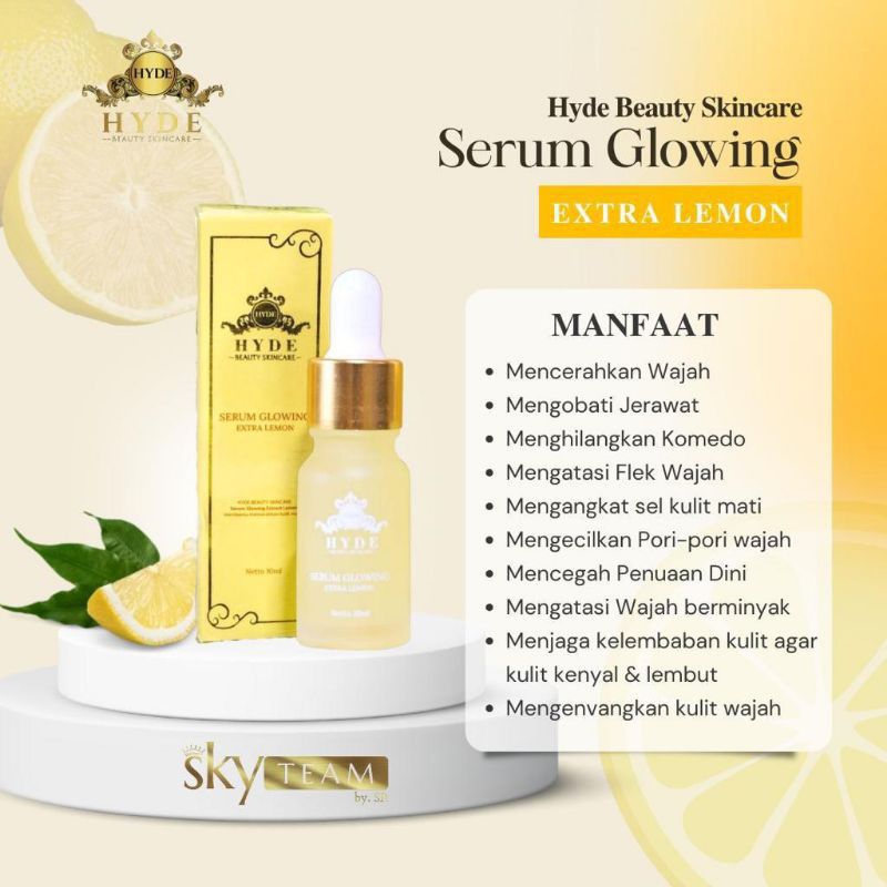 HYDE SERUM GLOWING EXTRA LEMON &amp; EXTRA SAKURA | HYDE BEAUTY SKINCARE